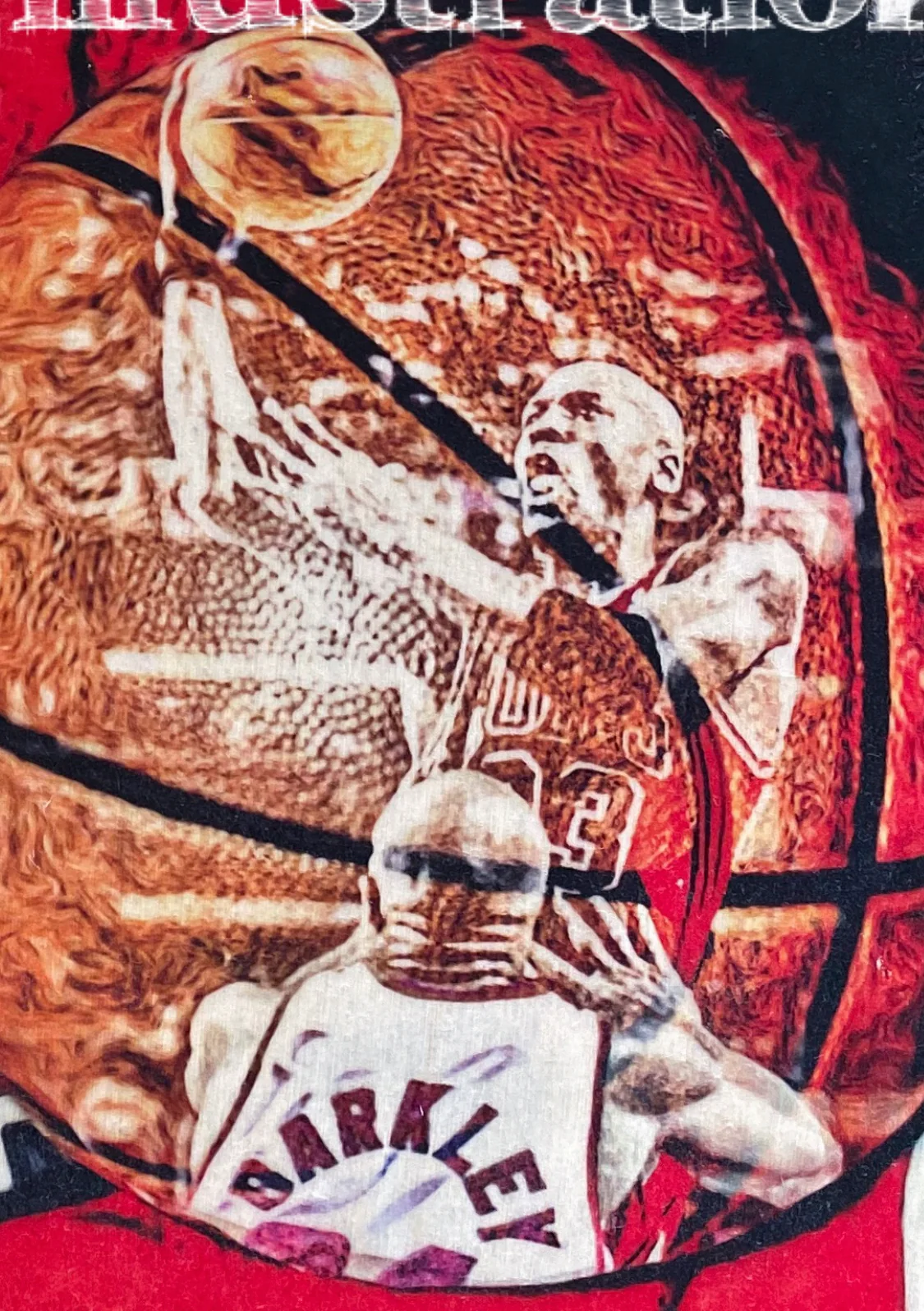 "1993" (Michael Jordan) Chicago Bulls - 1/1 ORIGINAL on Birchwood - Image 2