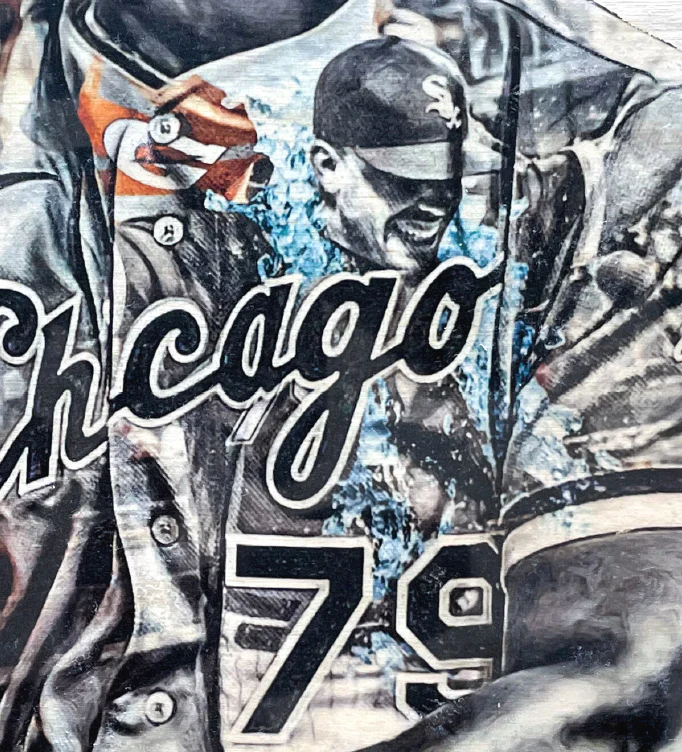 "Abreu" (José Abreu) Chicago White Sox - Officially Licensed MLB Print - Limited Release /500 - Image 3