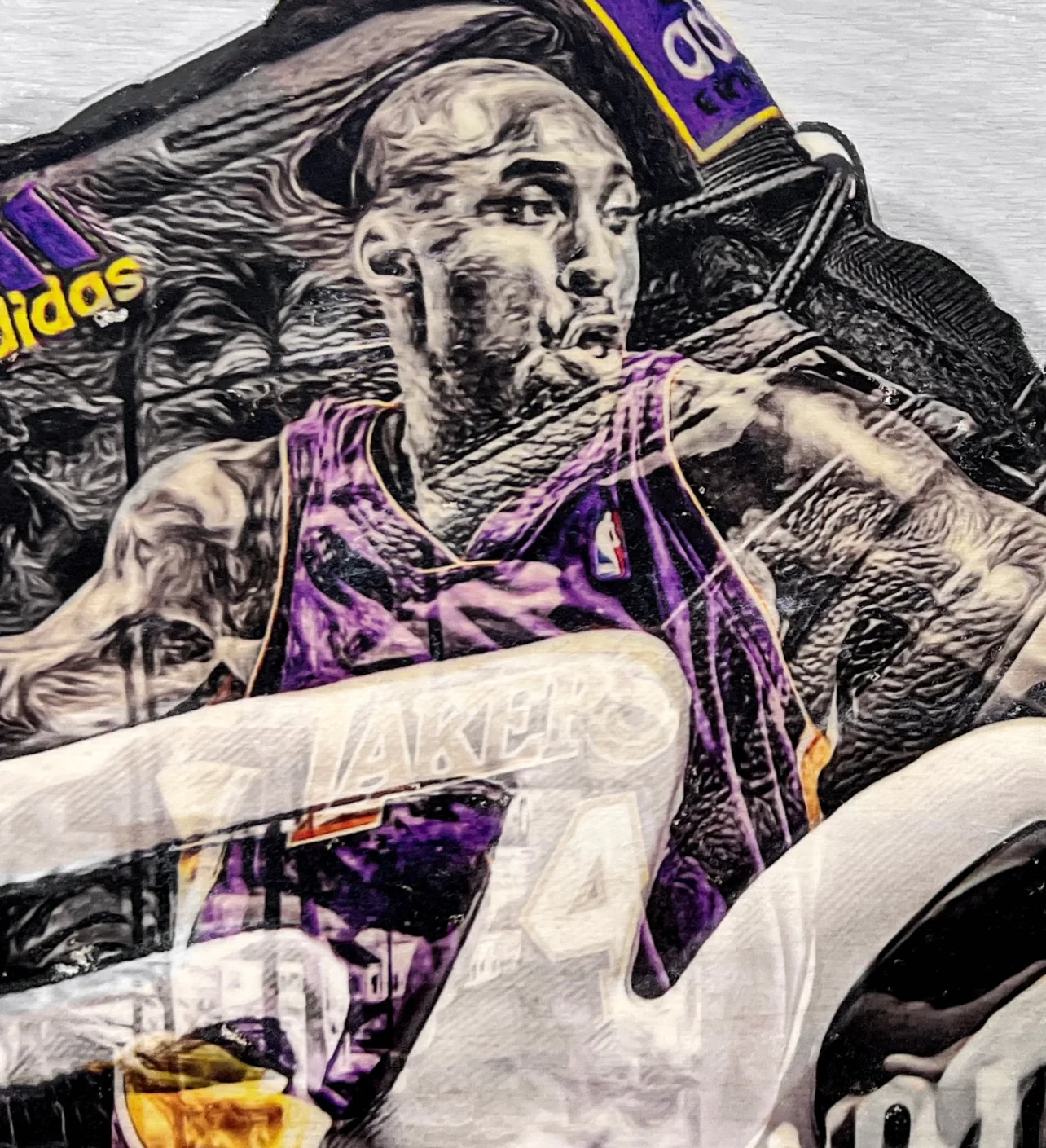 "Adidas Crazy 8's" (ft. Kobe Bryant) - 1/1 ORIGINAL on Birchwood - Image 2