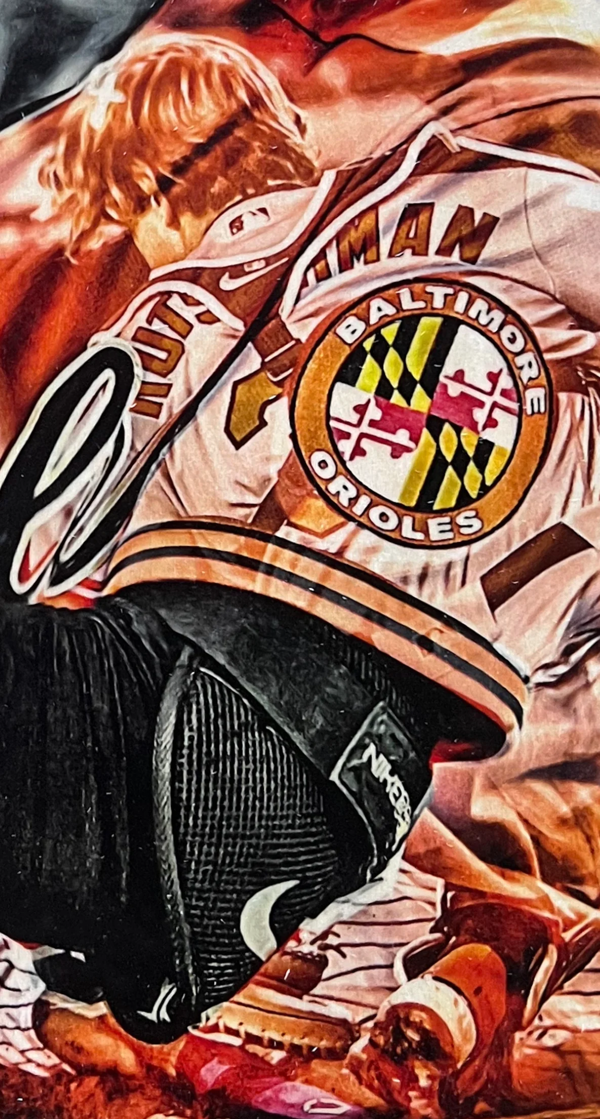 "Adley" (Adley Rutschman) Baltimore Orioles - 1/1 Original on Wood - Image 2