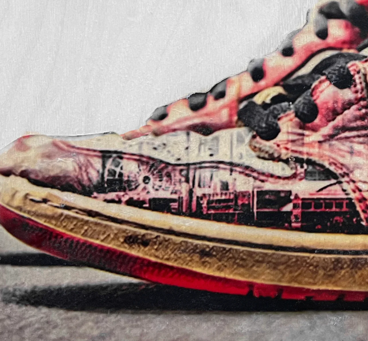 “Air Jordan" (ft. Michael Jordan) - 1/1 ORIGINAL on Birchwood - Image 4