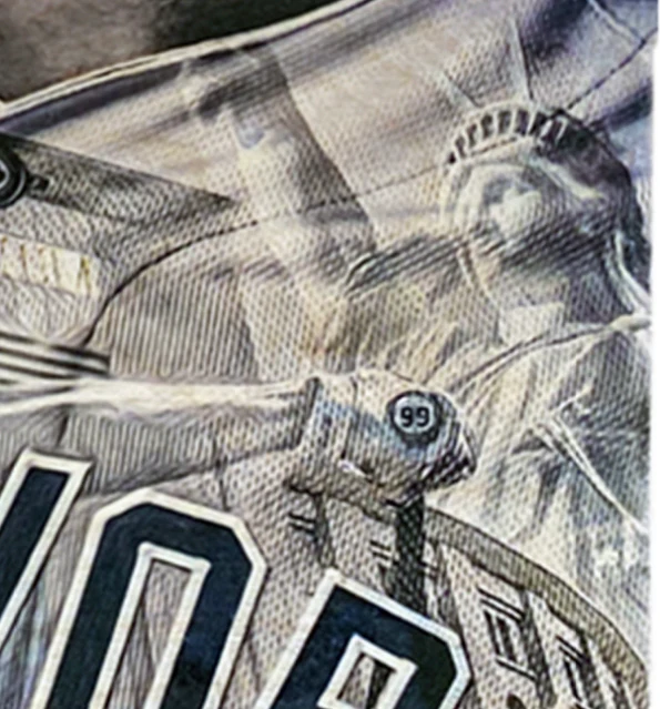 "All Rise for the Judge" (Aaron Judge) New York Yankees - 1/1 Original on Wood - Image 3