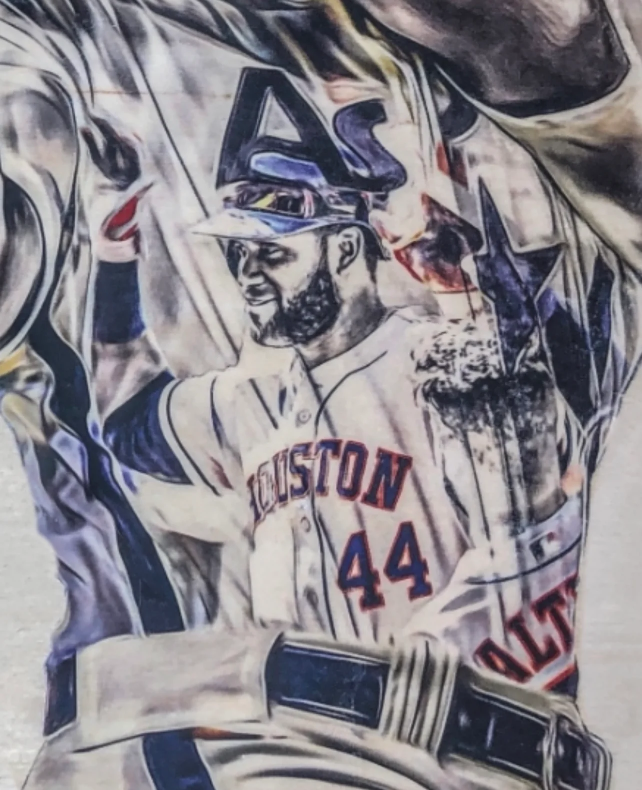 "Alvarez” (Yordan Alvarez) Houston Astros - Original on Birchwood - Image 2
