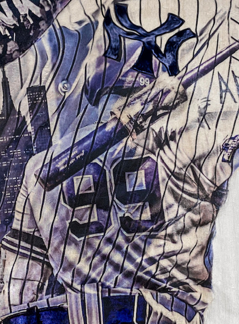 "BAJ" Big Aaron Judge (Aaron Judge) New York Yankees - 1/1 Original on Wood - Image 4