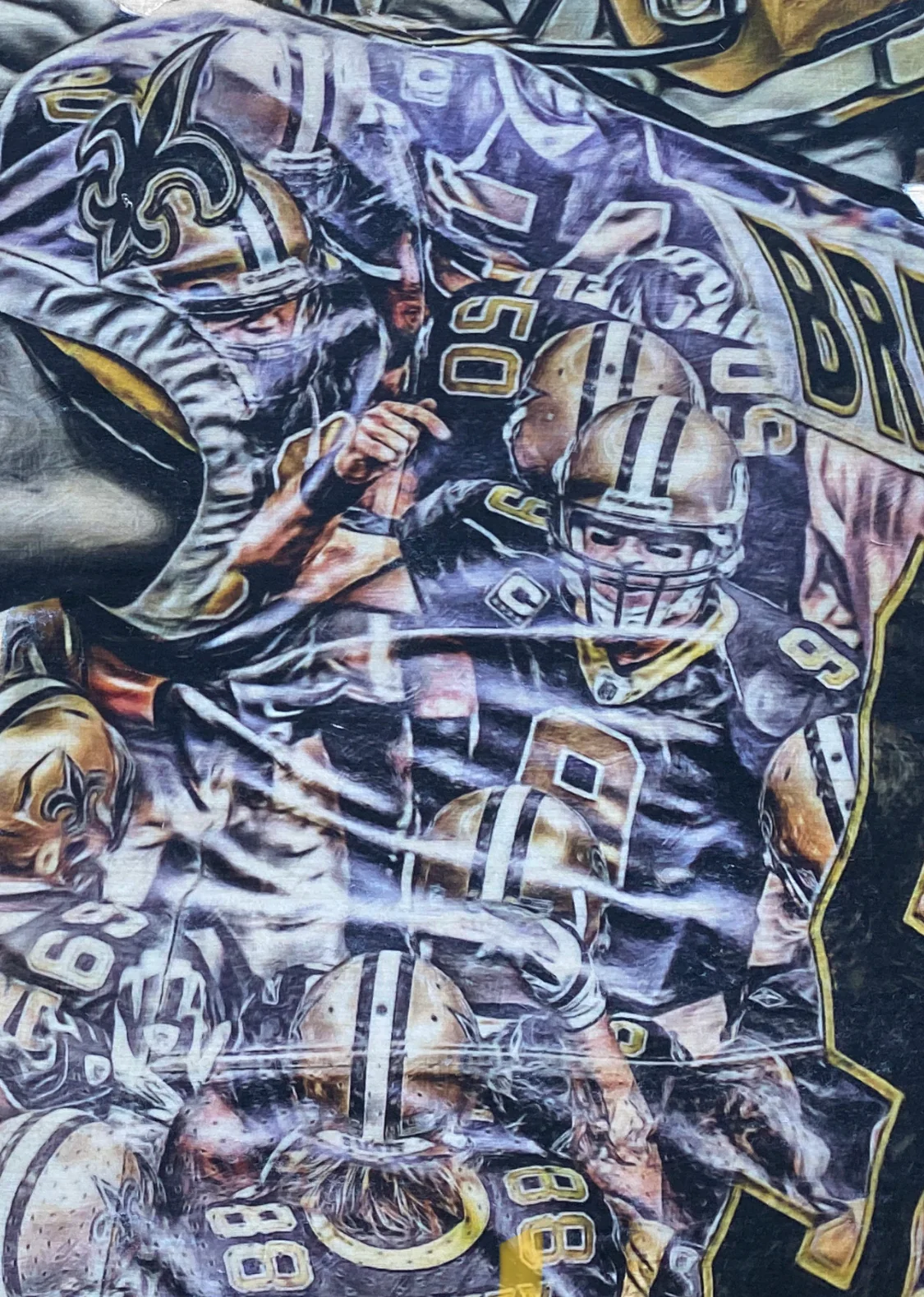 "Brees" (Drew Brees) New Orleans  - Football Print - Image 2