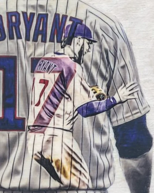 "Bryzzo" (Kris Bryant and Anthony Rizzo) Chicago Cubs - Officially Licensed MLB Print - BLUE SIGNATURE LIMITED RELEASE /5 - Image 5
