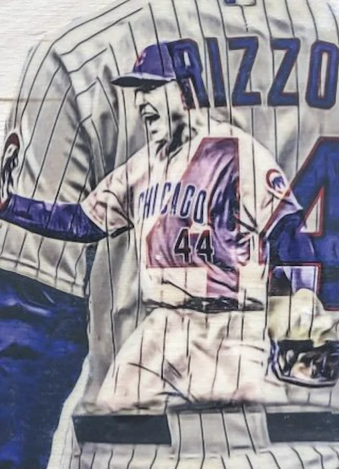 "Bryzzo" (Kris Bryant and Anthony Rizzo) Chicago Cubs - Officially Licensed MLB Print - GOLD SIGNATURE LIMITED RELEASE /1 - Image 4