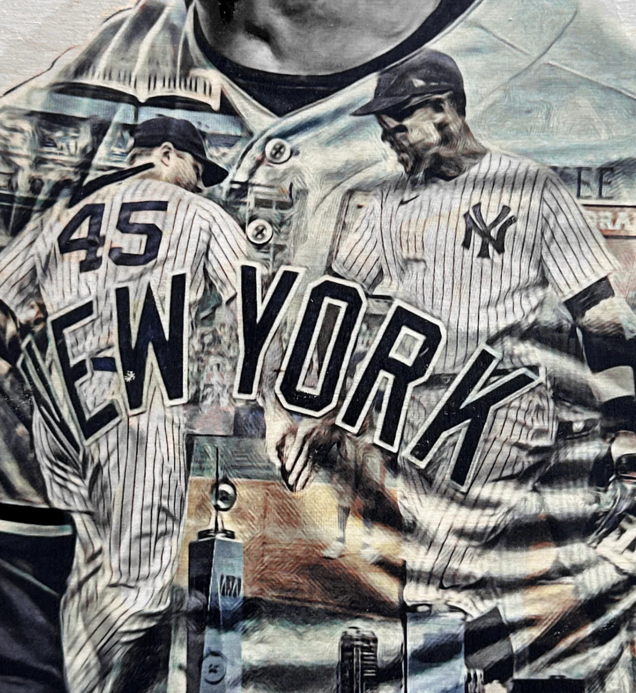 "Cole Train" (Gerrit Cole) New York Yankees - Officially Licensed MLB Print - Limited Release /500 - Image 2