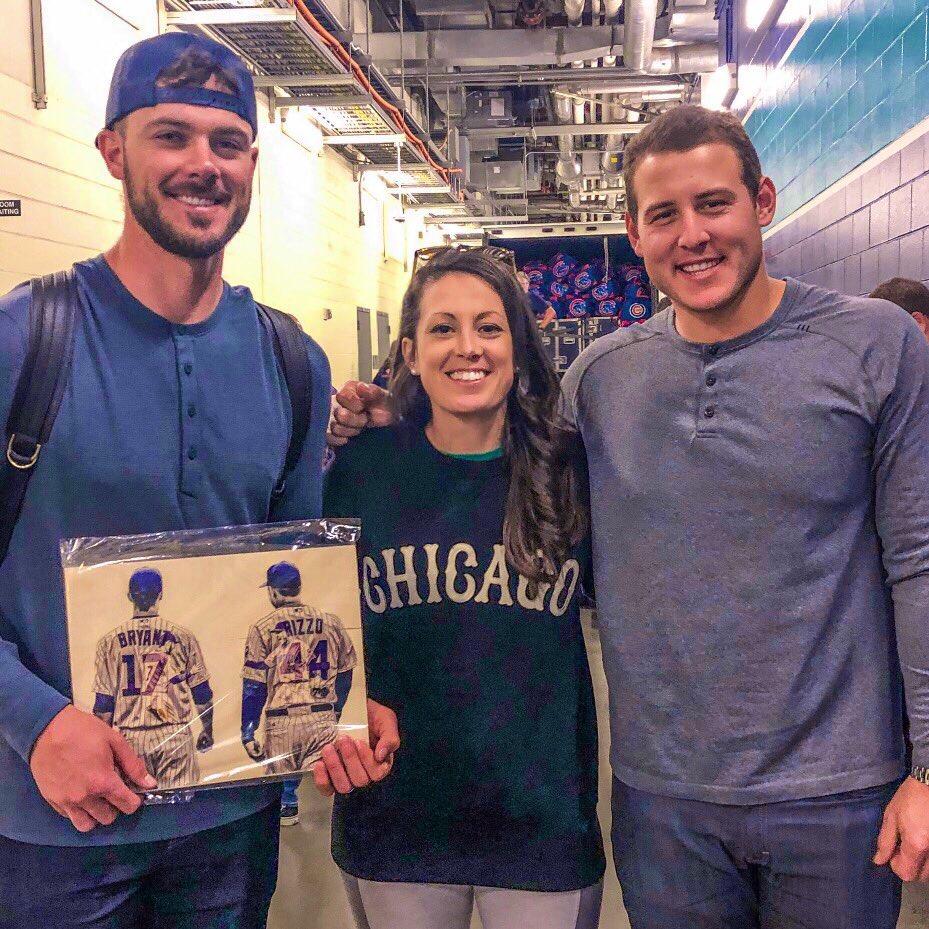 "Bryzzo" (Kris Bryant and Anthony Rizzo) Chicago Cubs - Officially Licensed MLB Print - RED SIGNATURE LIMITED RELEASE /15 - Image 5