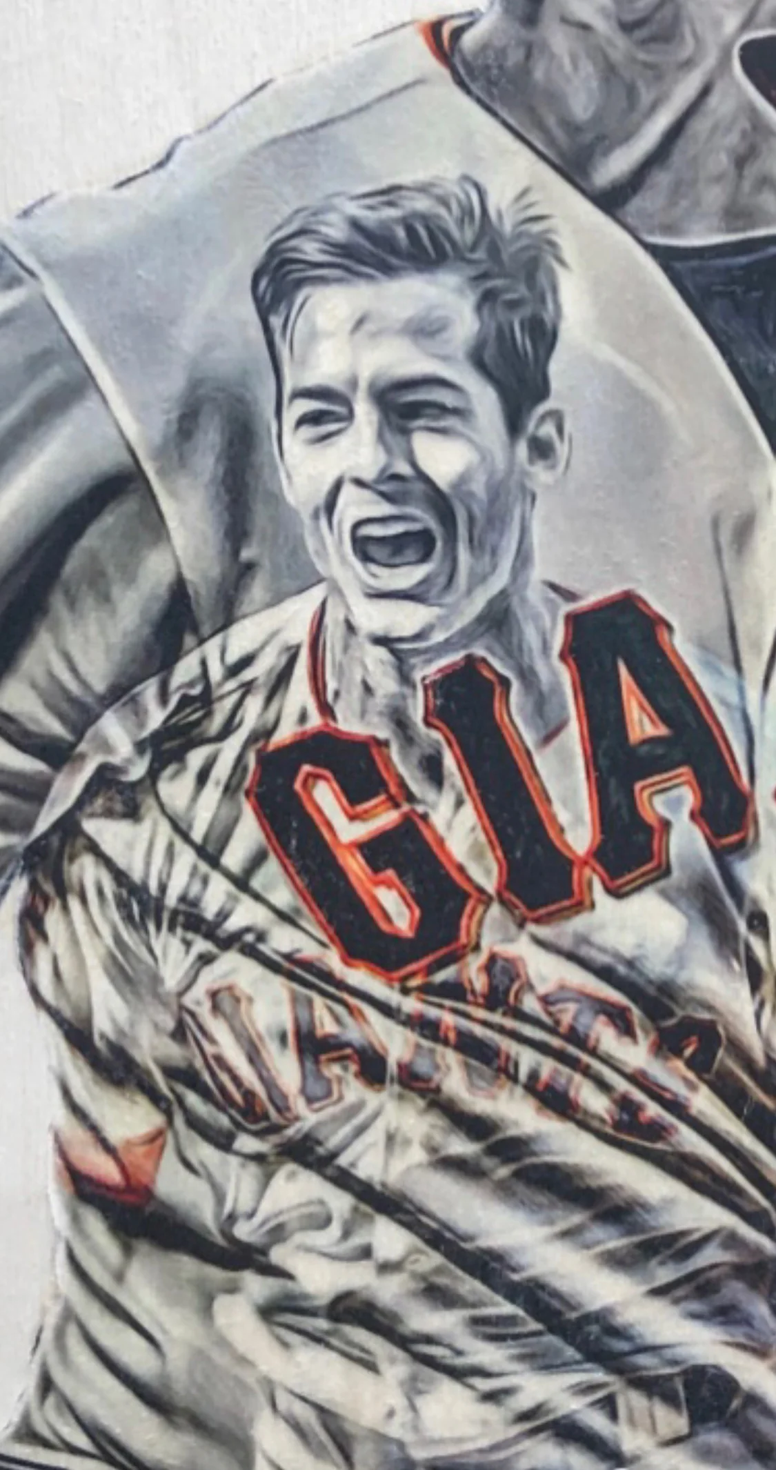 "Mike Yaz" (Mike Yastrzemski) San Francisco Giants - Officially Licensed MLB Print - Limited Release - Image 2