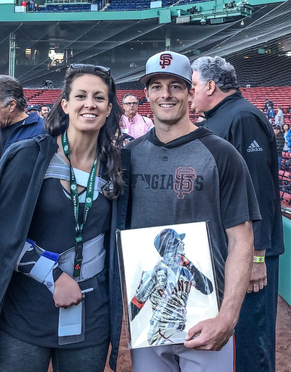 "Mike Yaz" (Mike Yastrzemski) San Francisco Giants - Officially Licensed MLB Print - Limited Release - Image 3
