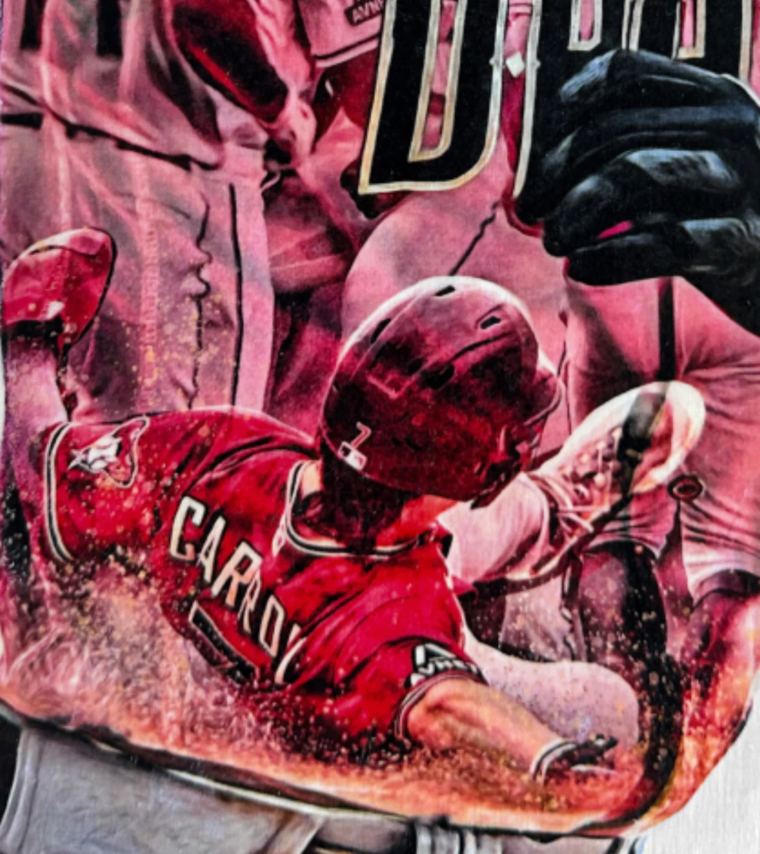 "Corbin" (Corbin Carroll) Arizona Diamondbacks - Officially Licensed MLB Print - Limited Release /500 - Image 2
