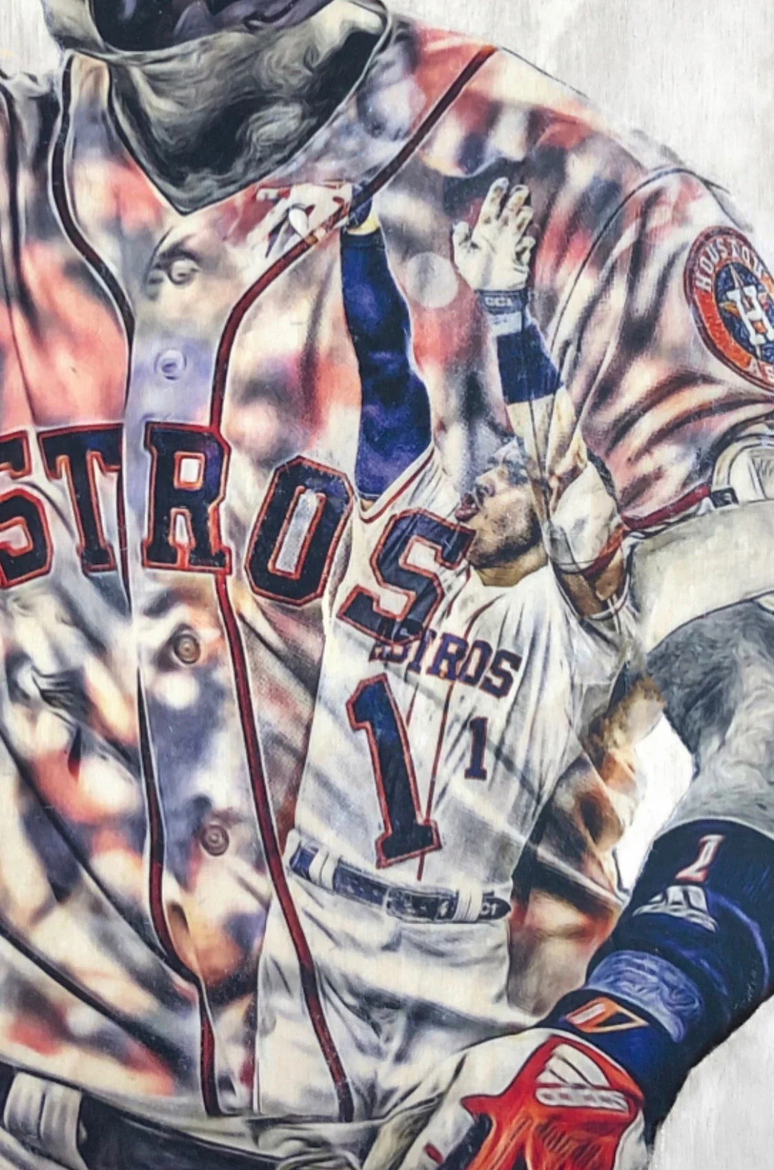 "Correa Walk Off" (Carlos Correa) Houston Astros - Officially Licensed MLB Print - Limited Release - Image 2