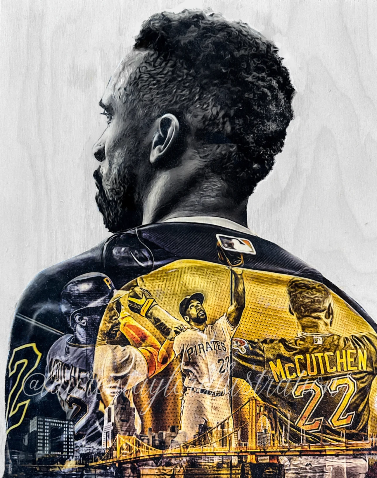 "Cutch" (Andrew McCutchen) Pittsburgh Pirates - Officially Licensed MLB Print - Limited Release /500 - Image 2