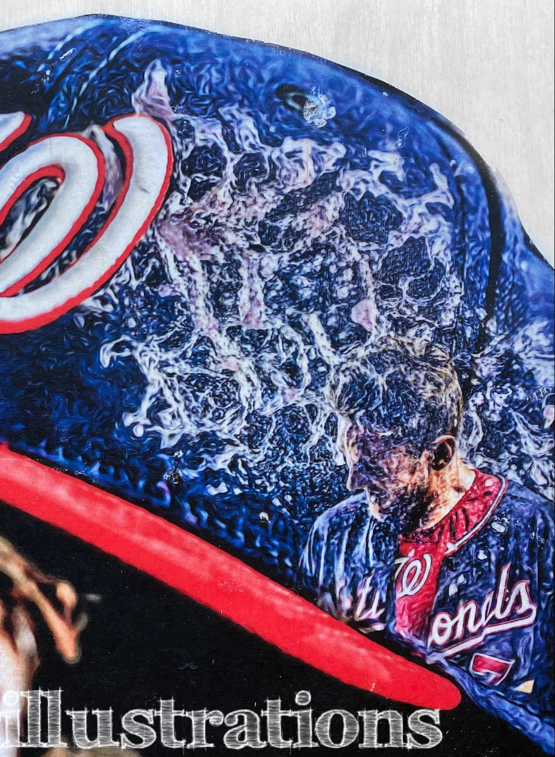 "DC" ft. Trea Turner - Washington Nationals - Officially Licensed MLB Print - Limited Release - Image 3