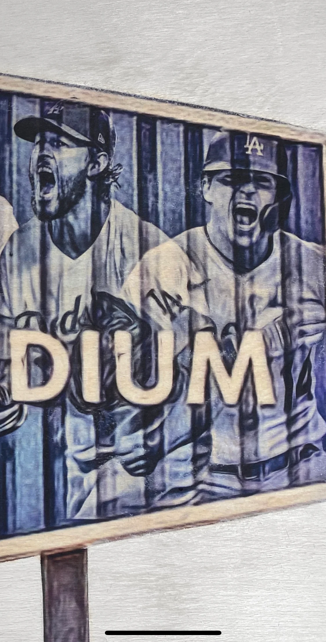 "Dodger Blue" (Los Angeles Dodgers) 2020 World Series Champions - Officially Licensed MLB Print - Special Commemorative Limited Release - Image 4