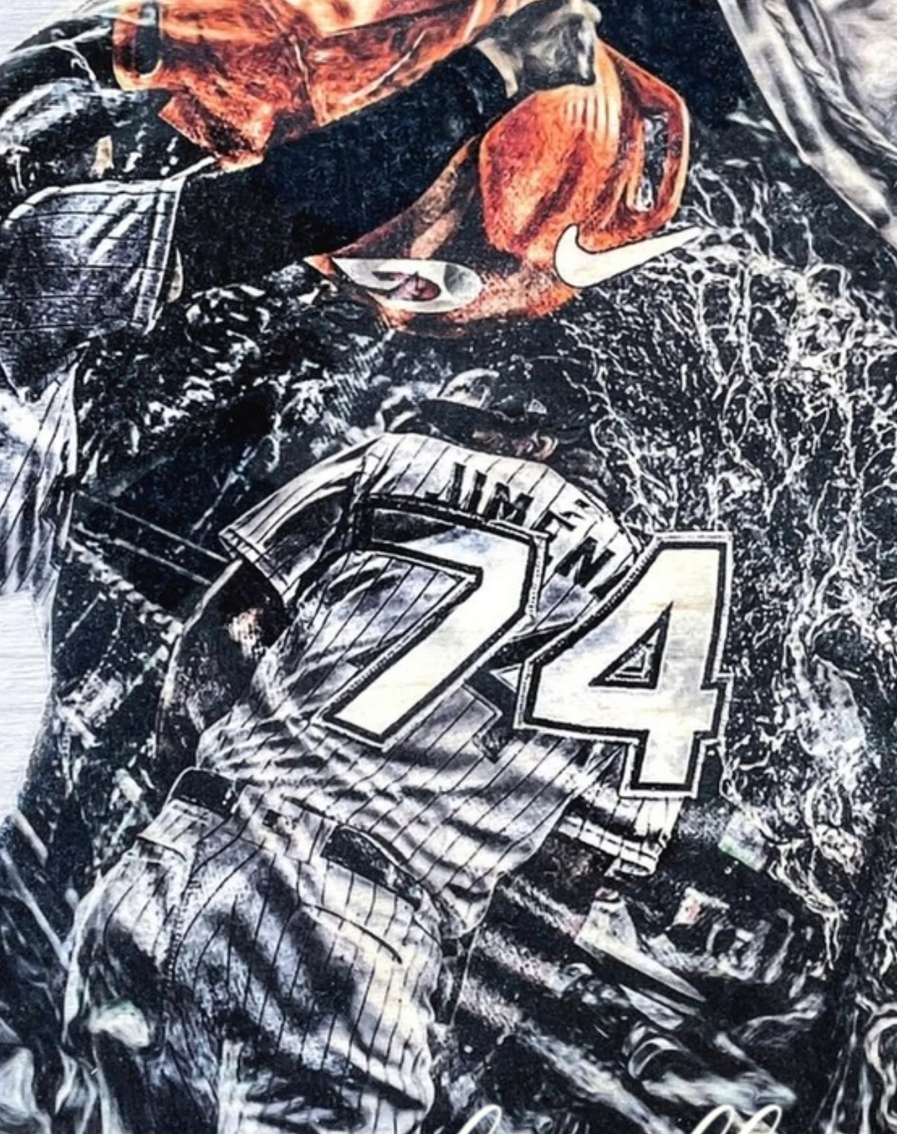 "Eloy" (Eloy Jiménez) Chicago White Sox - Officially Licensed MLB Print - Limited Release /500 - Image 2