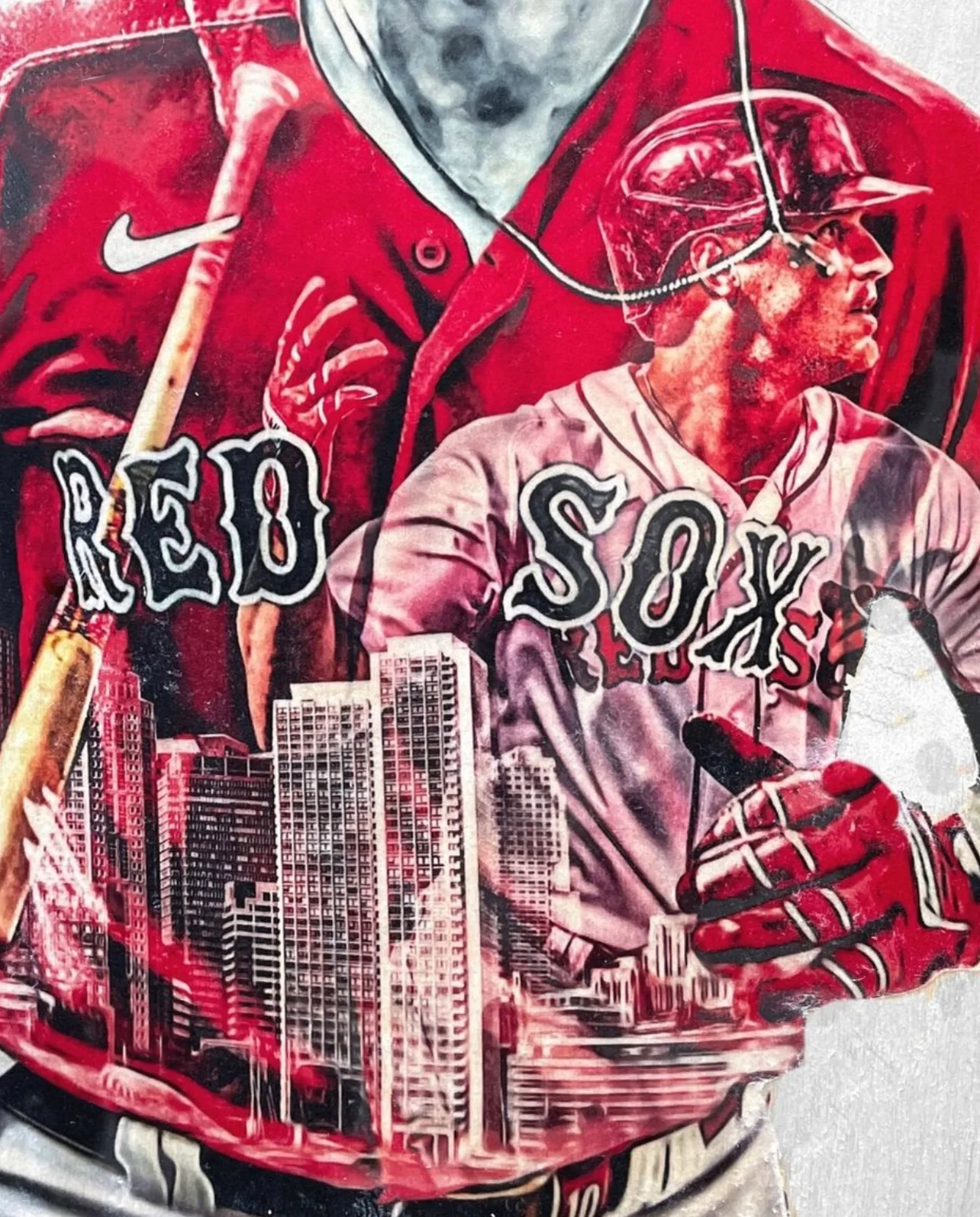 "Froe" (Hunter Renfroe) Boston Red Sox - Officially Licensed MLB Print - /500 Limited Release - Image 2