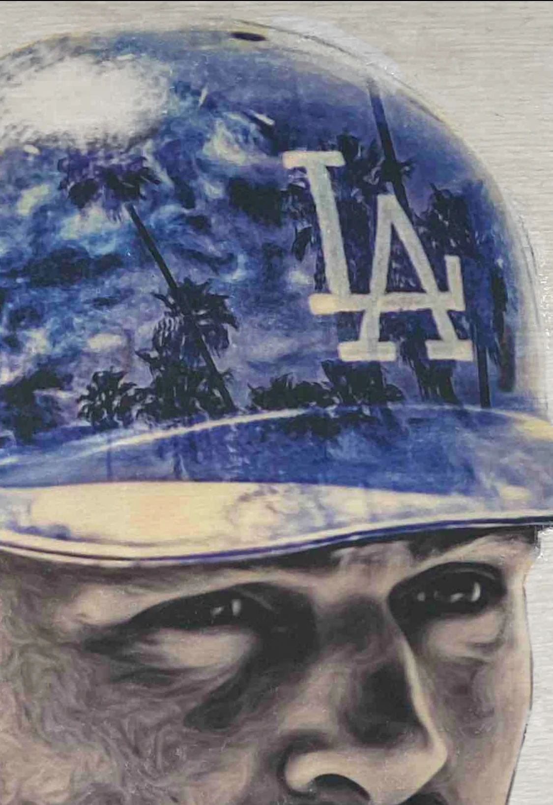 "Gibby” (Kirk Gibson) Los Angeles Dodgers - 1/1 Original on birchwood - Image 5