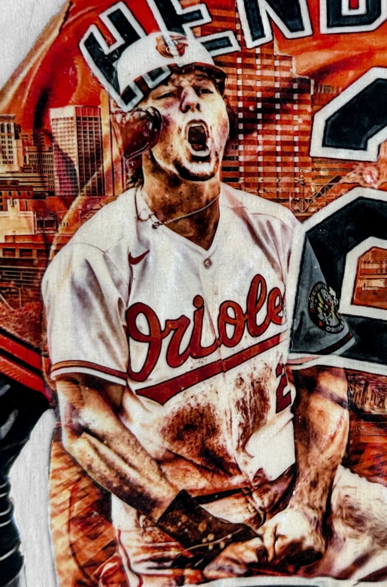 "Gunnar" (Gunnar Henderson) Baltimore Orioles - Officially Licensed MLB Print - Limited Release /500 - Image 2