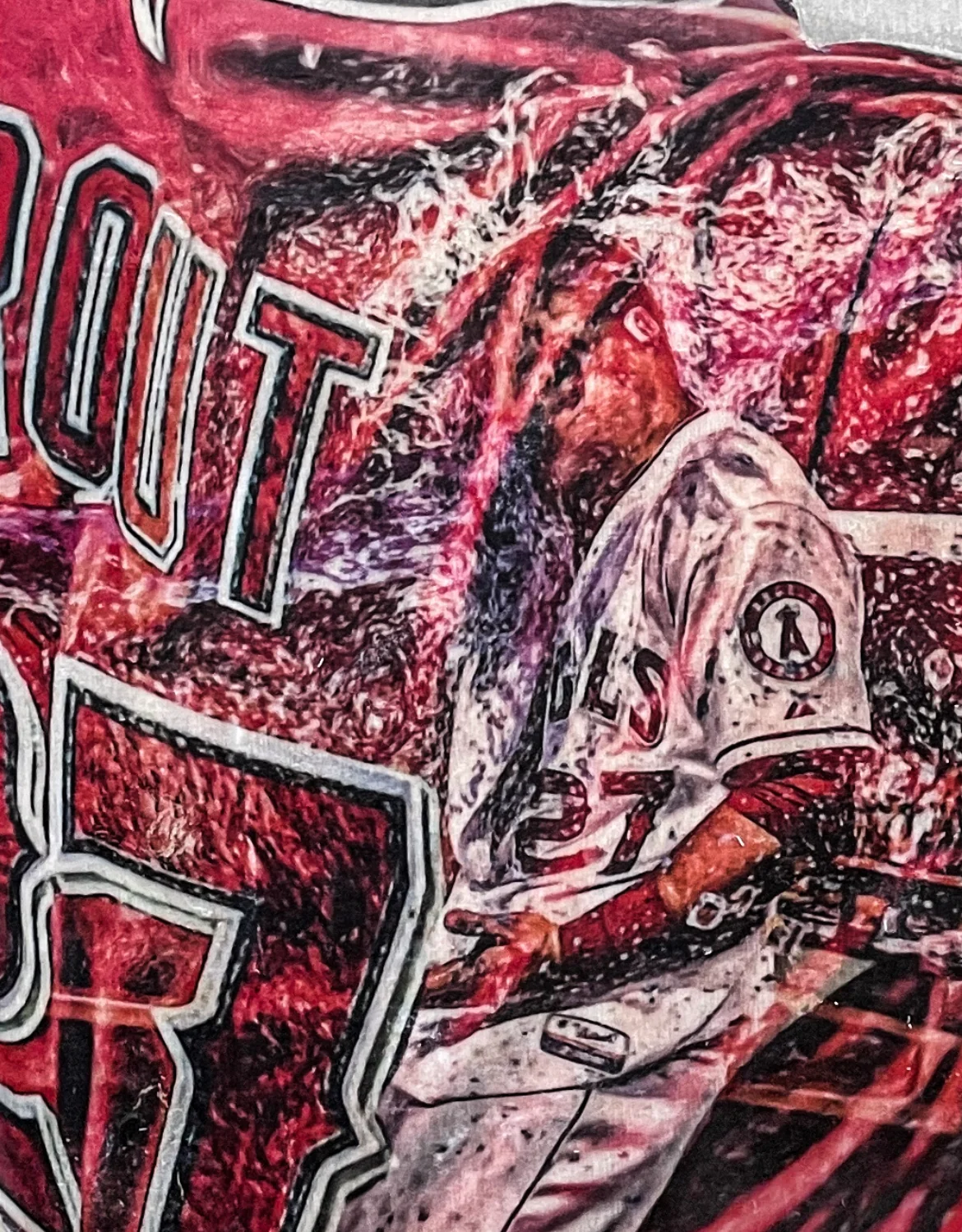"King Fisher 2.0" (Mike Trout) Los Angeles Angels - Officially Licensed MLB Print - Limited Release - Image 3
