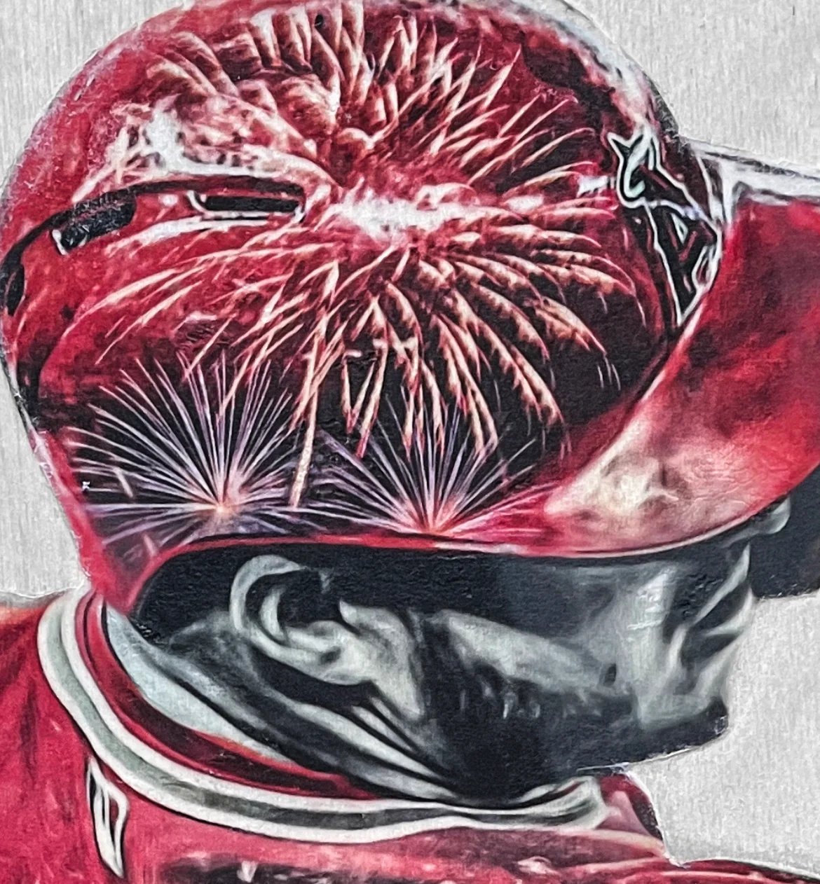 "King Fisher 2.0" (Mike Trout) Los Angeles Angels - Officially Licensed MLB Print - Limited Release - Image 4