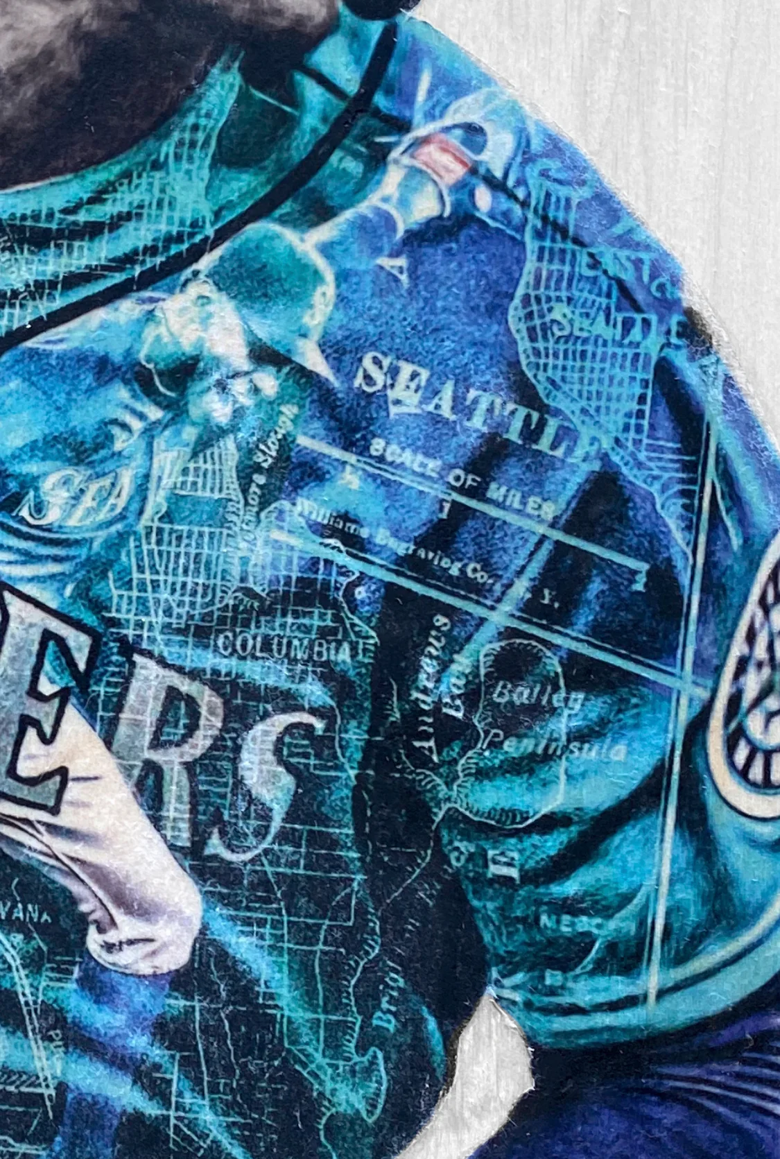 "KLew_1" (Kyle Lewis ft. JP Crawford) Seattle Mariners - Officially Licensed MLB Print - Limited Release - Image 5