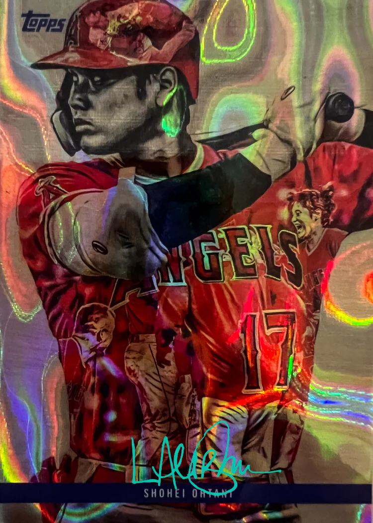LAVA INSERT Wave 2 - Lauren Taylor X Topps - Complete Artist Autographed LAVA Set w/Bonus Item - Image 3