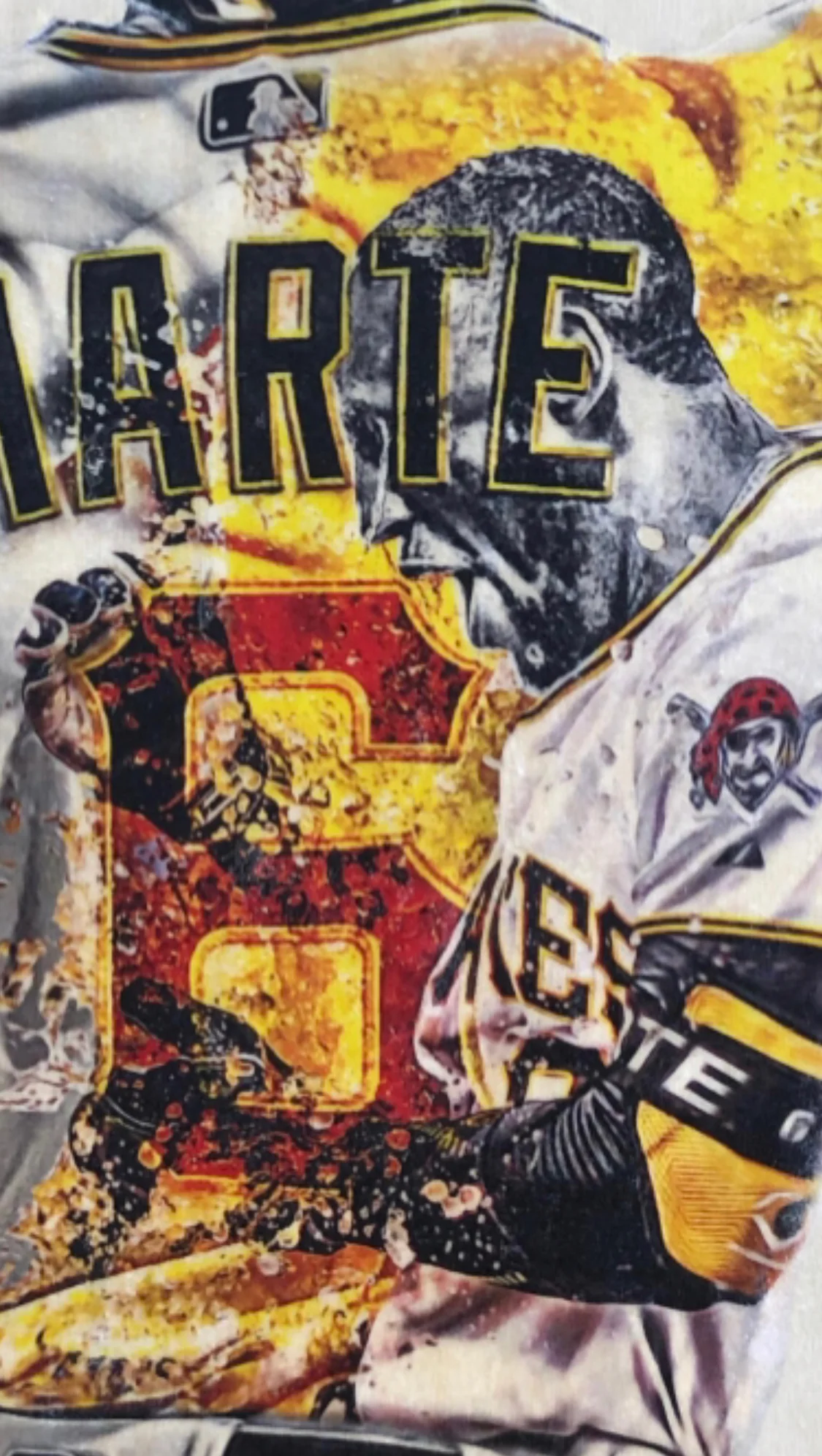 "Marte" (Starling Marte) Pittsburgh Pirates - Officially Licensed MLB Print - Limited Release - Image 3