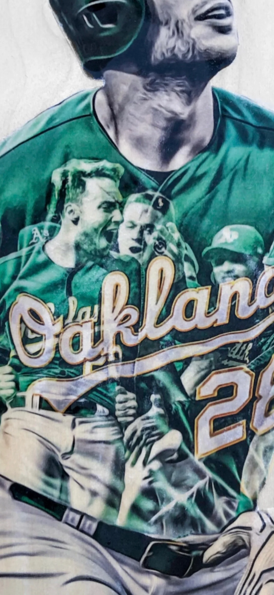 "Olson" (Matt Olson) Oakland Athletics - Officially Licensed MLB Print - Limited Release - Image 2