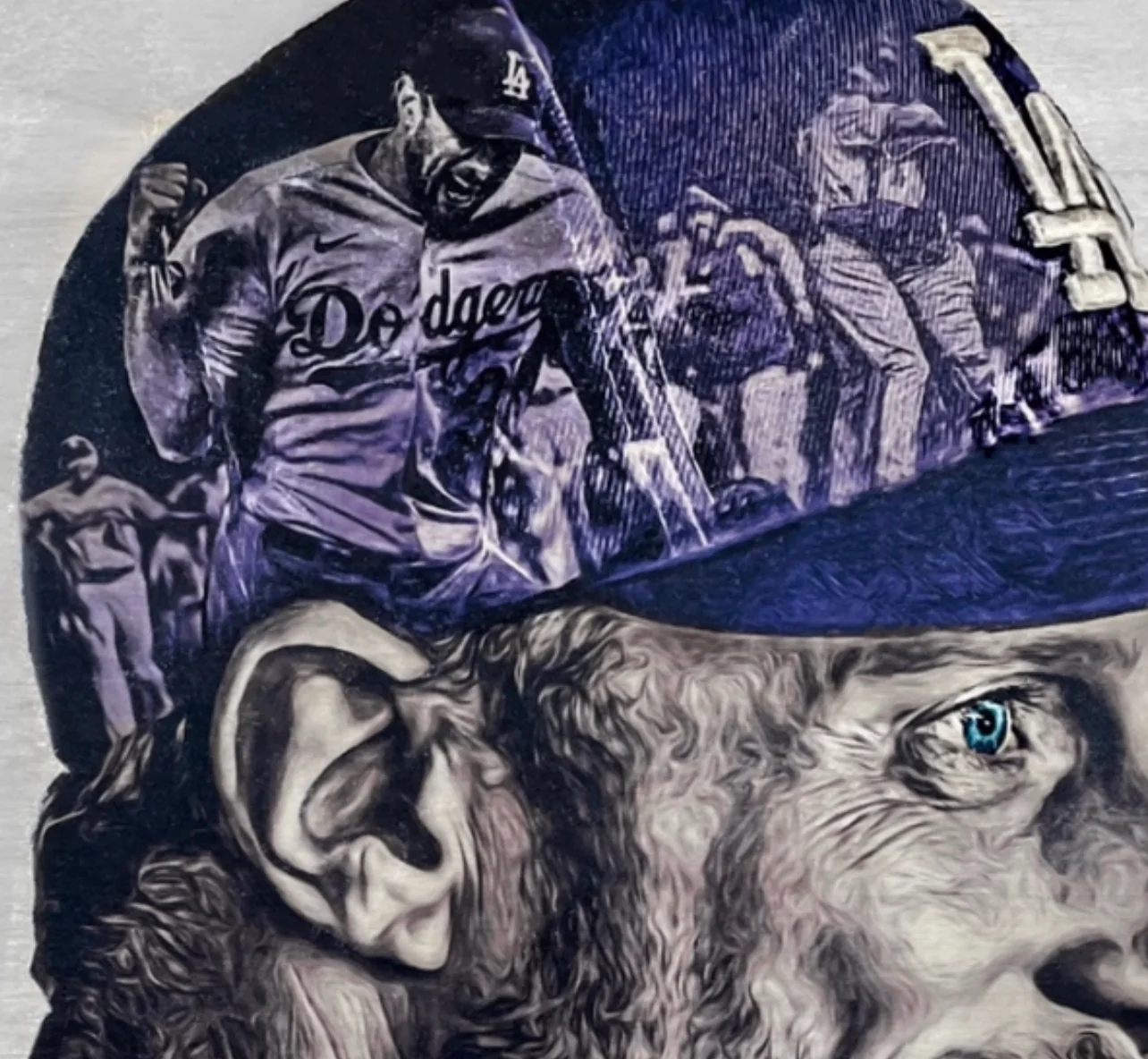 "MAX Energy" (Max Scherzer) Los Angeles Dodgers - Officially Licensed MLB Print - Limited Release /500 - Image 2