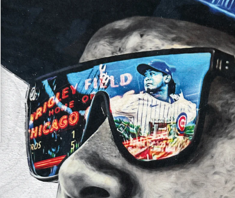 "Mike Imanaga II" (Shōta Imanaga) Chicago Cubs - Officially Licensed MLB Print - Limited Release /200 - Image 3