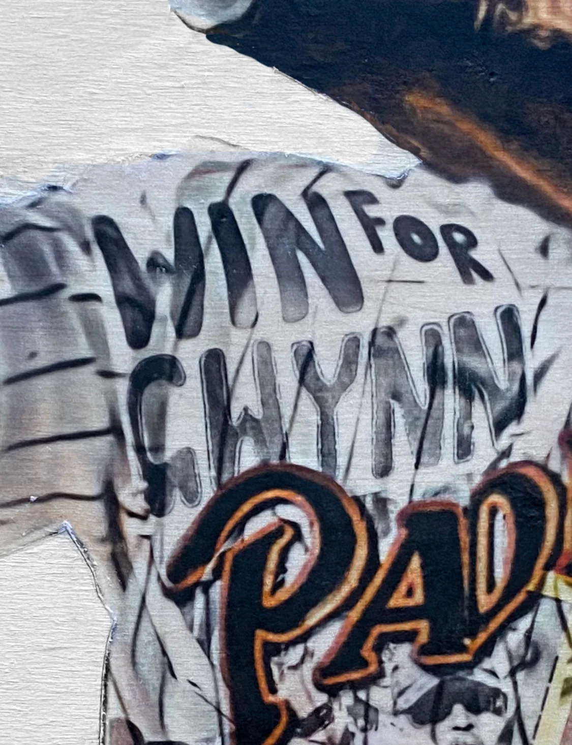 "Mr. Padre" (Tony Gwynn) San Diego Padres - 1/1 Original on Wood - Image 3
