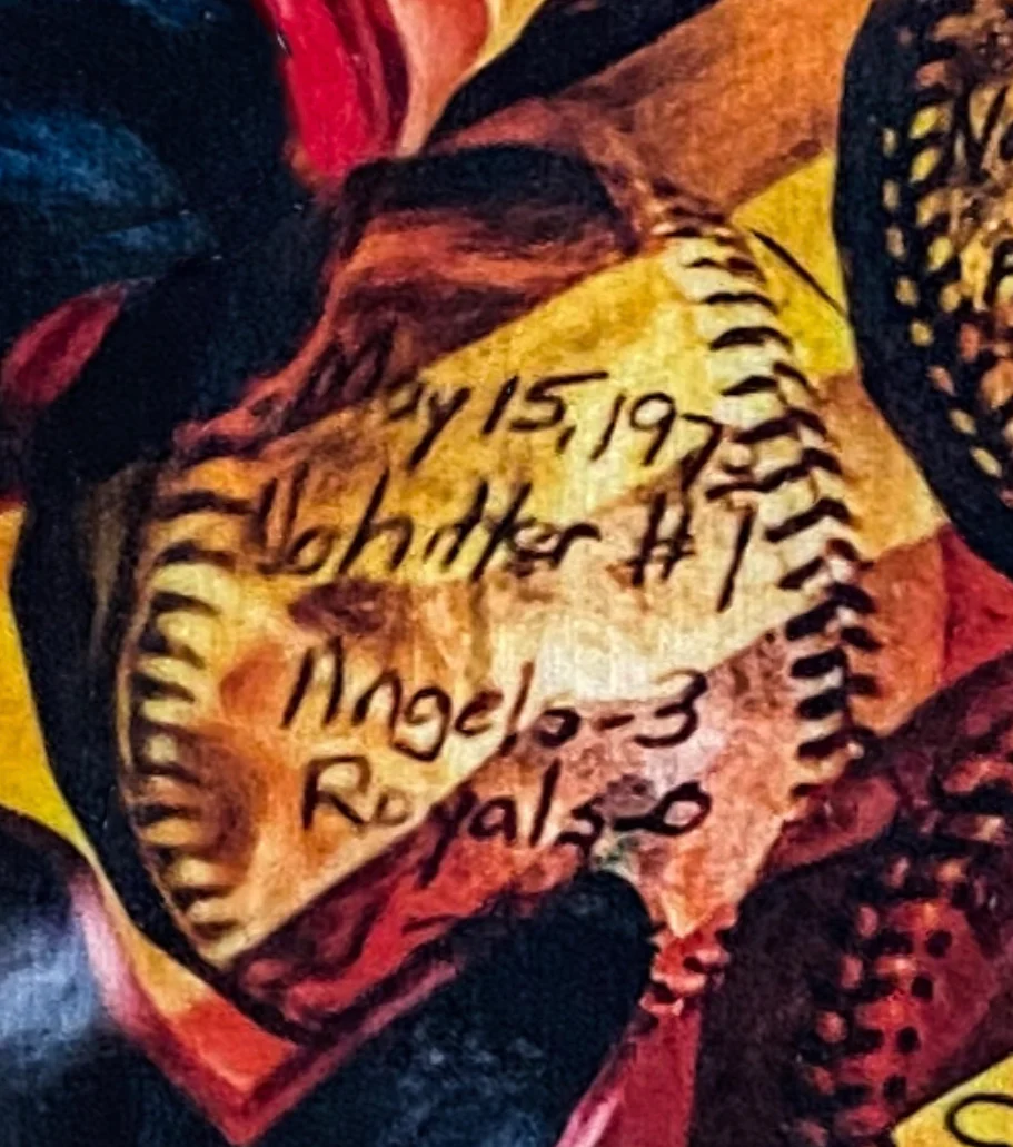 "No Hitter" (Nolan Ryan) Houston Astros - Mixed Media 1/1 Original on Wood - Image 6