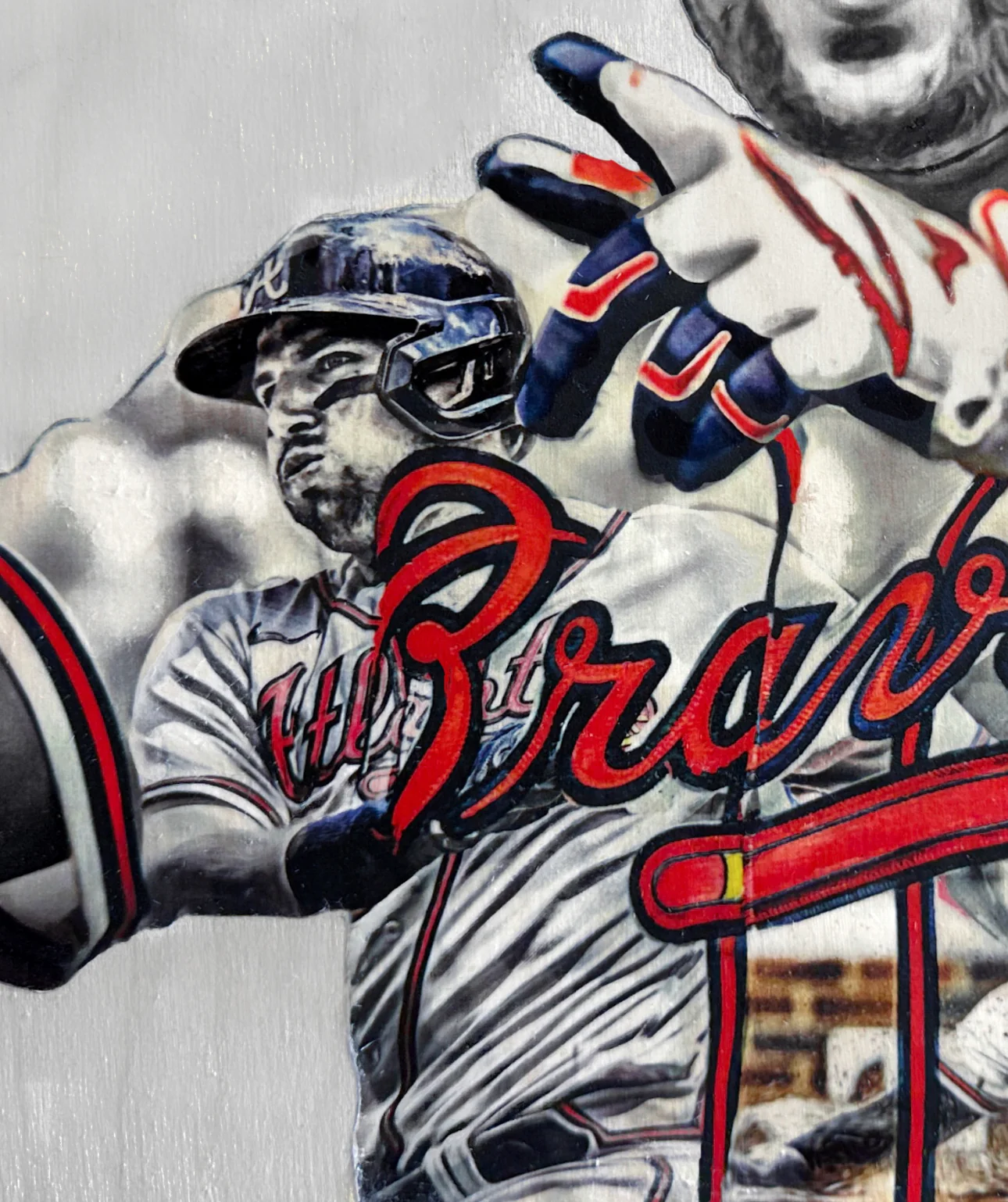 "Ocho" (Austin Riley) Atlanta Braves - Officially Licensed MLB Print - Limited Release /500 - Image 2