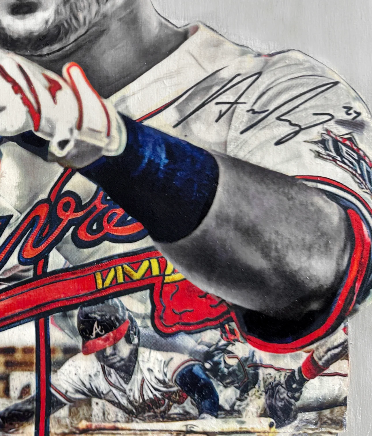 "Ocho" (Austin Riley) Atlanta Braves - Officially Licensed MLB Print - Limited Release /500 - Image 3