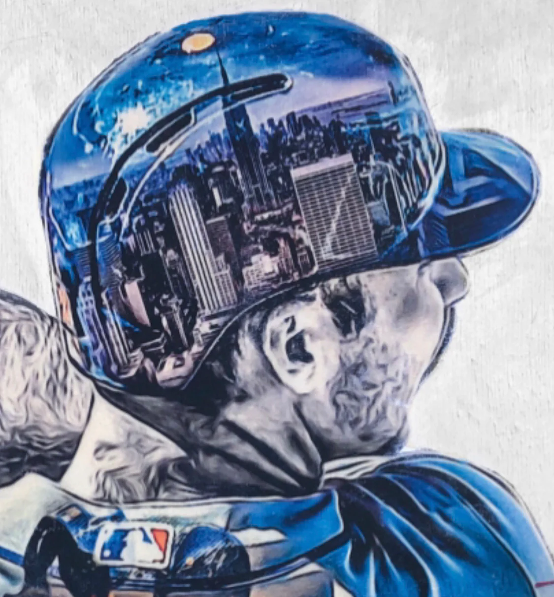 "Polar Bear" (Pete Alonso) New York Mets - Officially Licensed MLB Print - ORANGE ARTIST SIGNATURE Limited Release /15 - Image 3