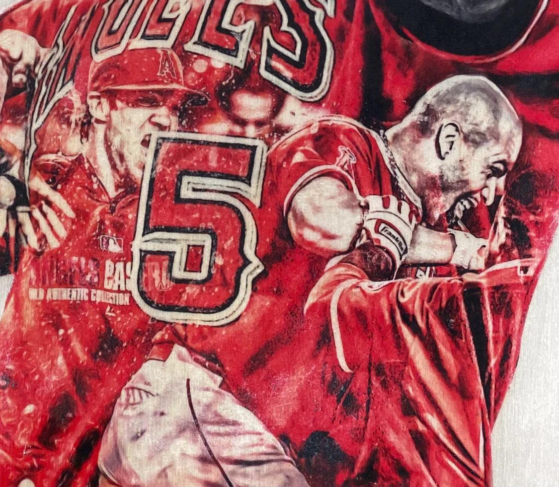"Pujols" (Albert Pujols) Los Angeles Angels - Officially Licensed MLB Print - Limited Release - Image 3