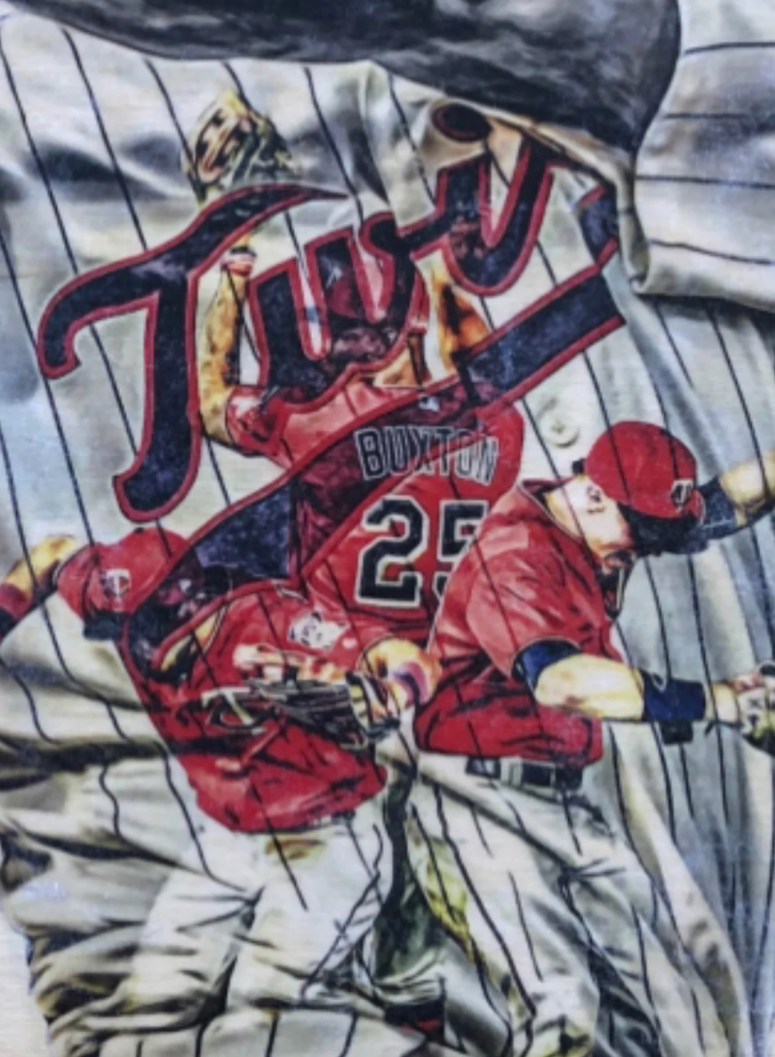 "Rosario" (Eddie Rosario) - Officially Licensed MLB Print - Limited Release - Image 2