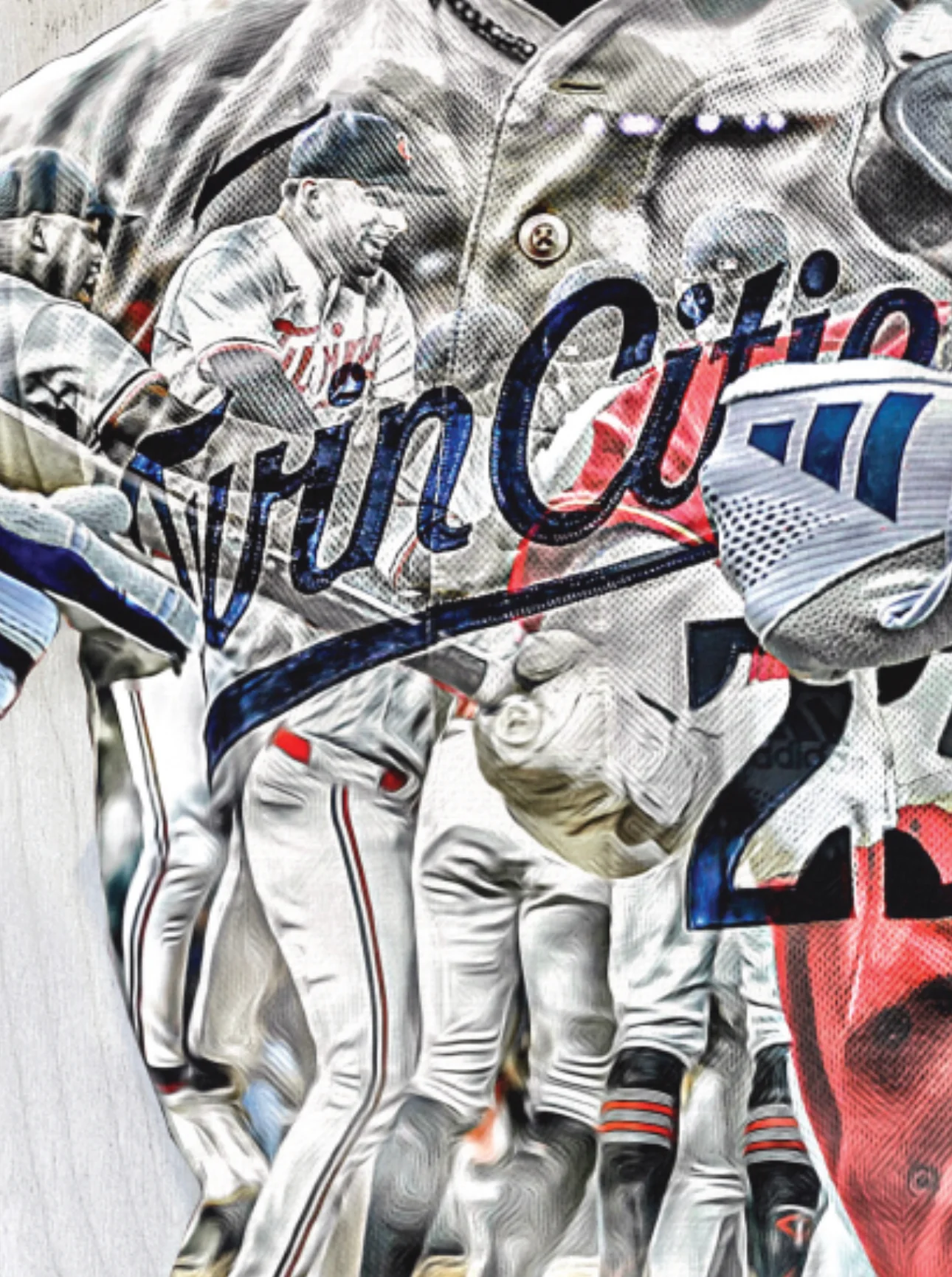"Royce" (Royce Lewis) Minnesota Twins - Officially Licensed MLB Print - Limited Release /500 - Image 2