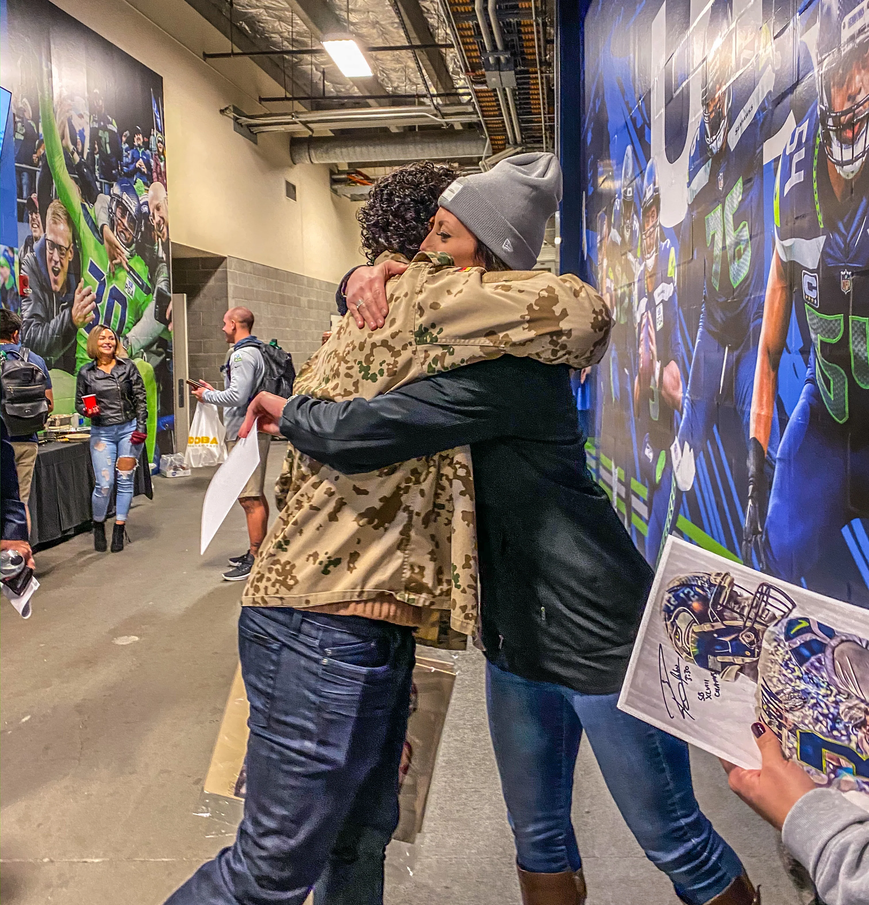 "Russ" (Russell Wilson) Seattle - Football Print - Image 5