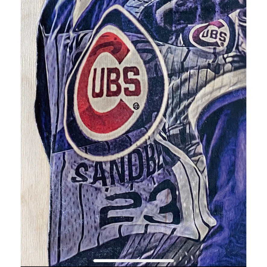 "Ryno" (Ryne Sandberg) Chicago Cubs - Officially Licensed MLB Cooperstown Collection Print - Limited Release - Image 3
