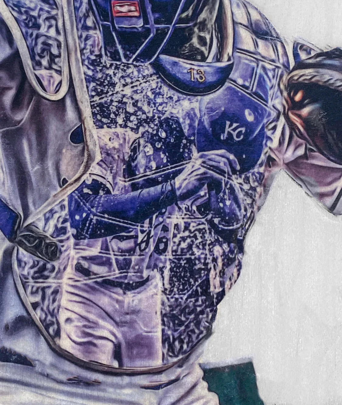 "Salvy" (Salvador Perez) Kansas City Royals - Officially Licensed MLB Print - Limited Release - Image 2