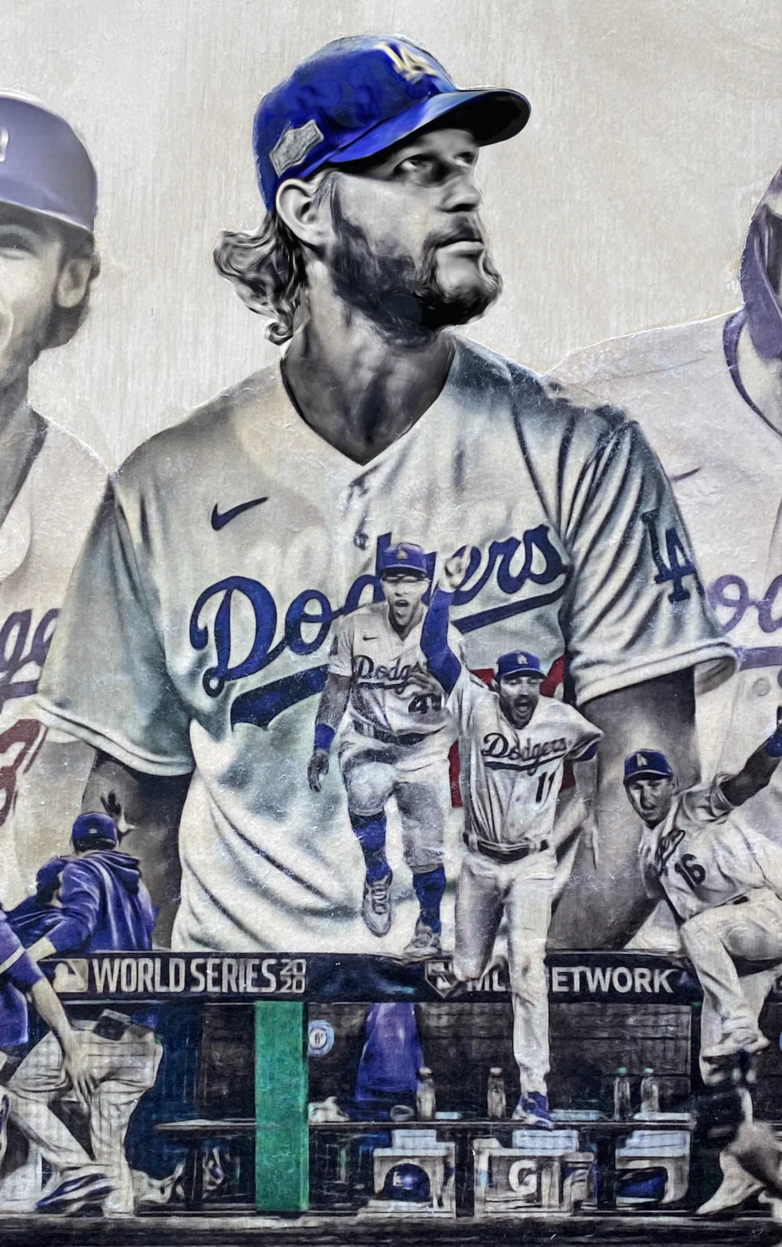 "Seven" (Los Angeles Dodgers) 2020 World Series Champions - Officially Licensed MLB Print - Commemorative GOLD SIGNATURE Limited Release /1 - Image 6