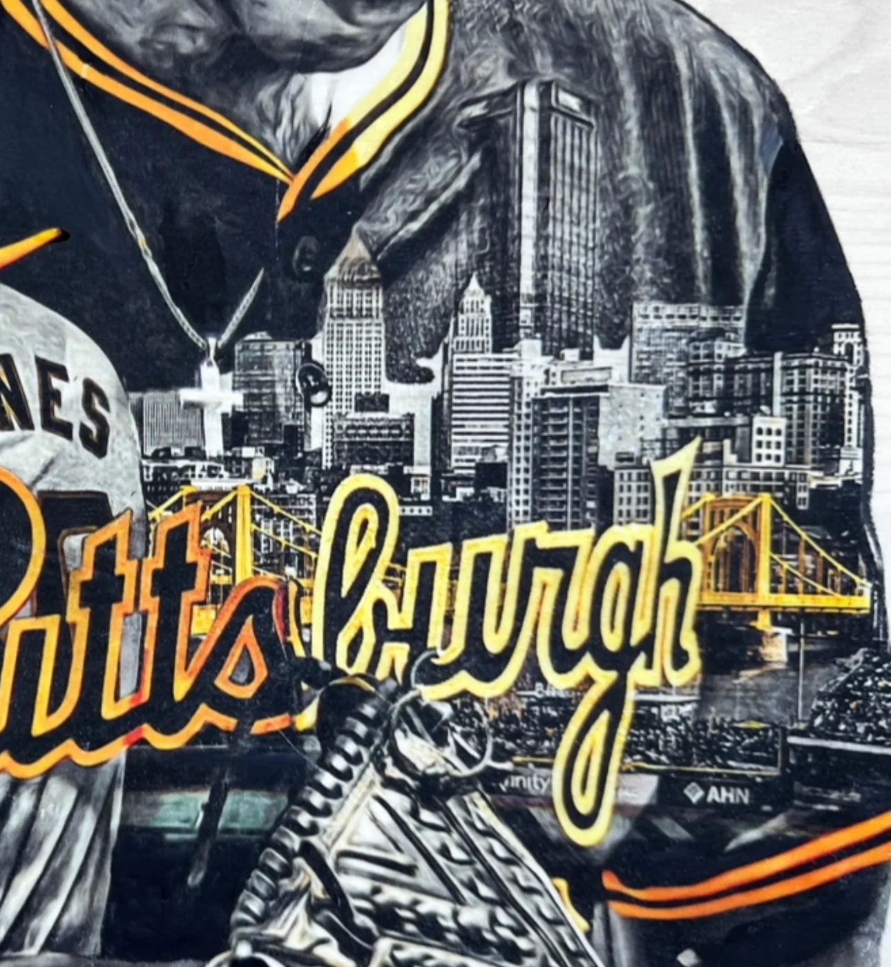 "sKenes" (Paul Skenes) Pittsburgh Pirates - 1/1 Original on Birchwood - Image 3
