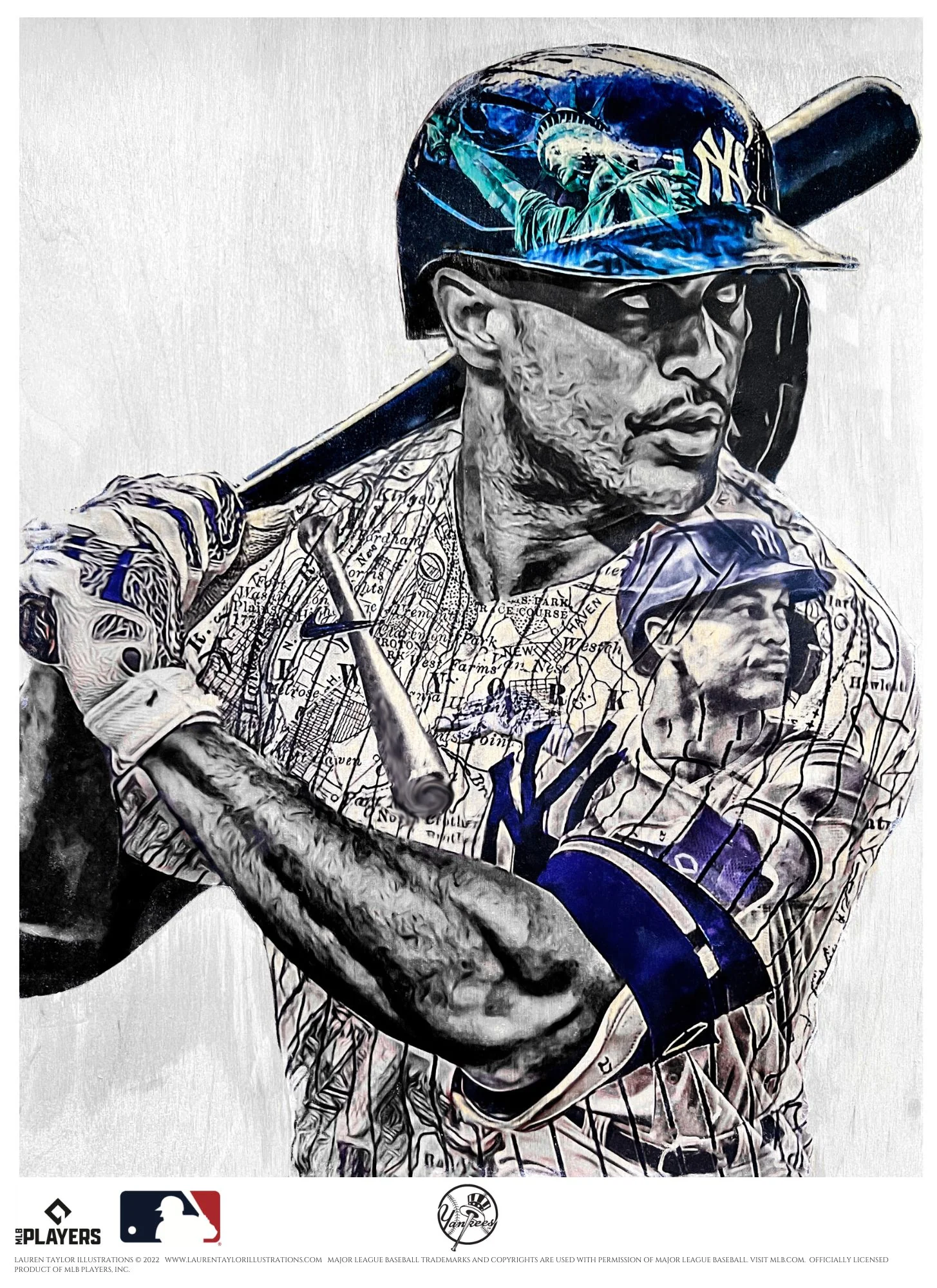 "Stanton" (Giancarlo Stanton) New York Yankees - Officially Licensed MLB Print - Limited Release /500 - Image 4