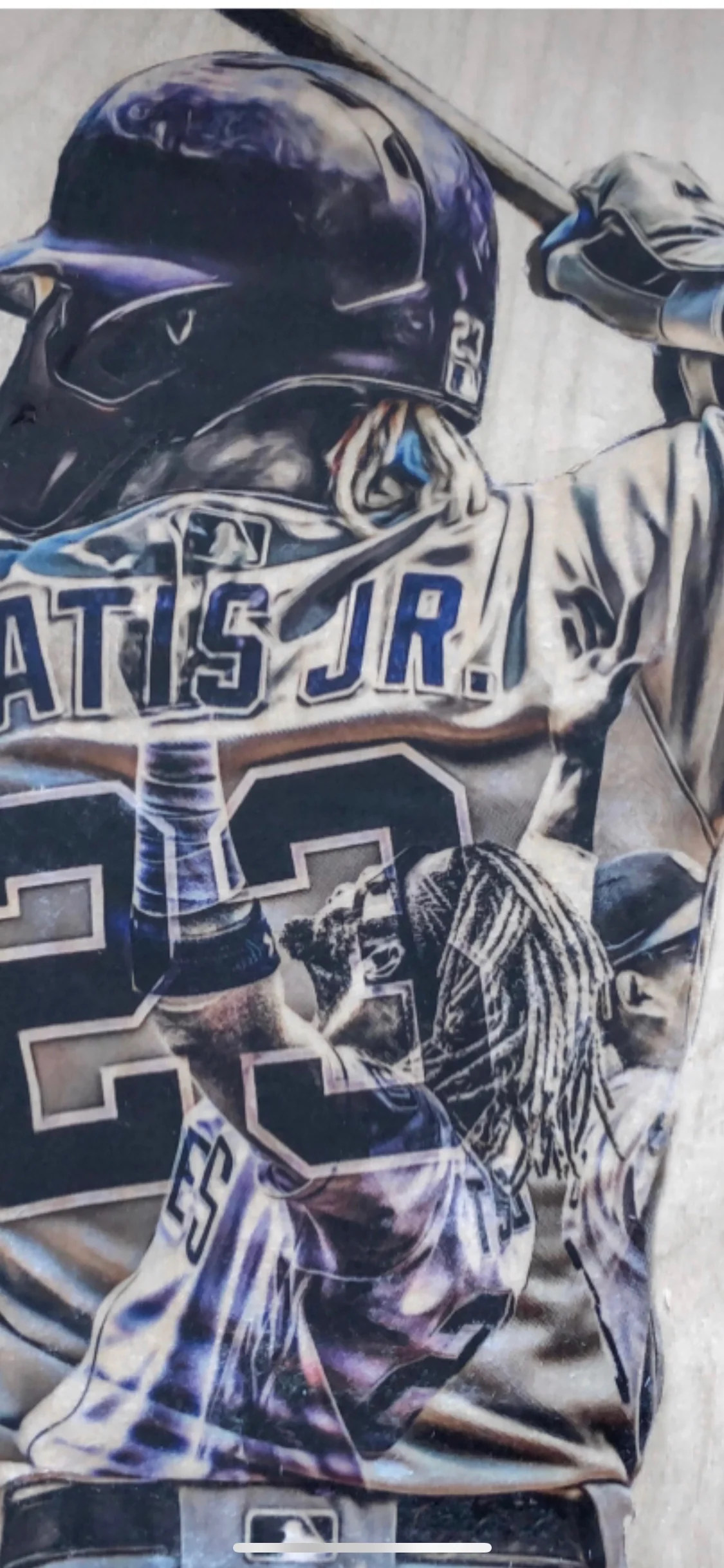 "Tatis Jr." (Fernando Tatis Jr.) San Diego Padres - Officially Licensed MLB Print - Limited Release - Image 2