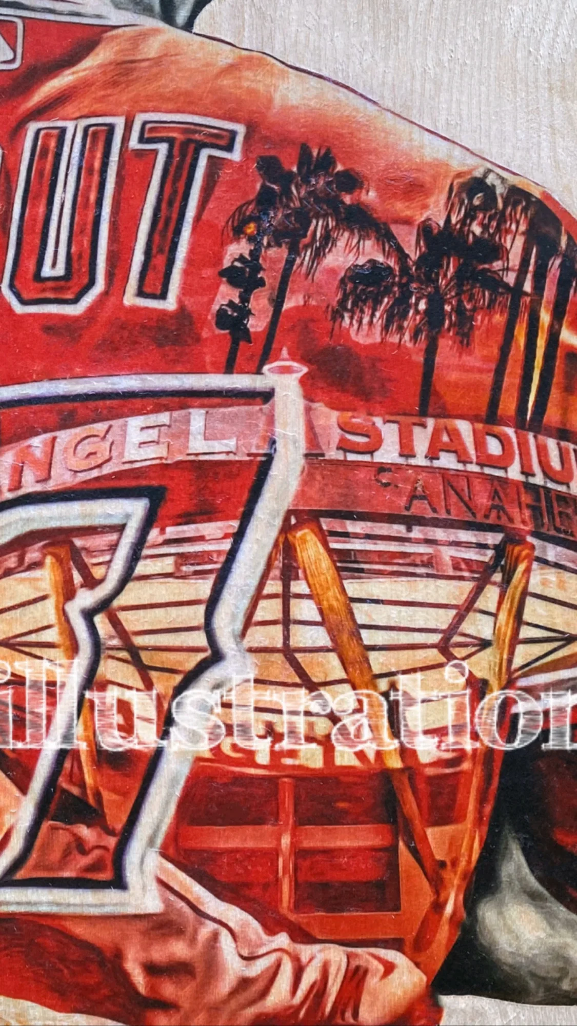 "The Millville Meteor" (Mike Trout) Los Angeles Angels - Officially Licensed MLB Print - Limited Release - Image 4