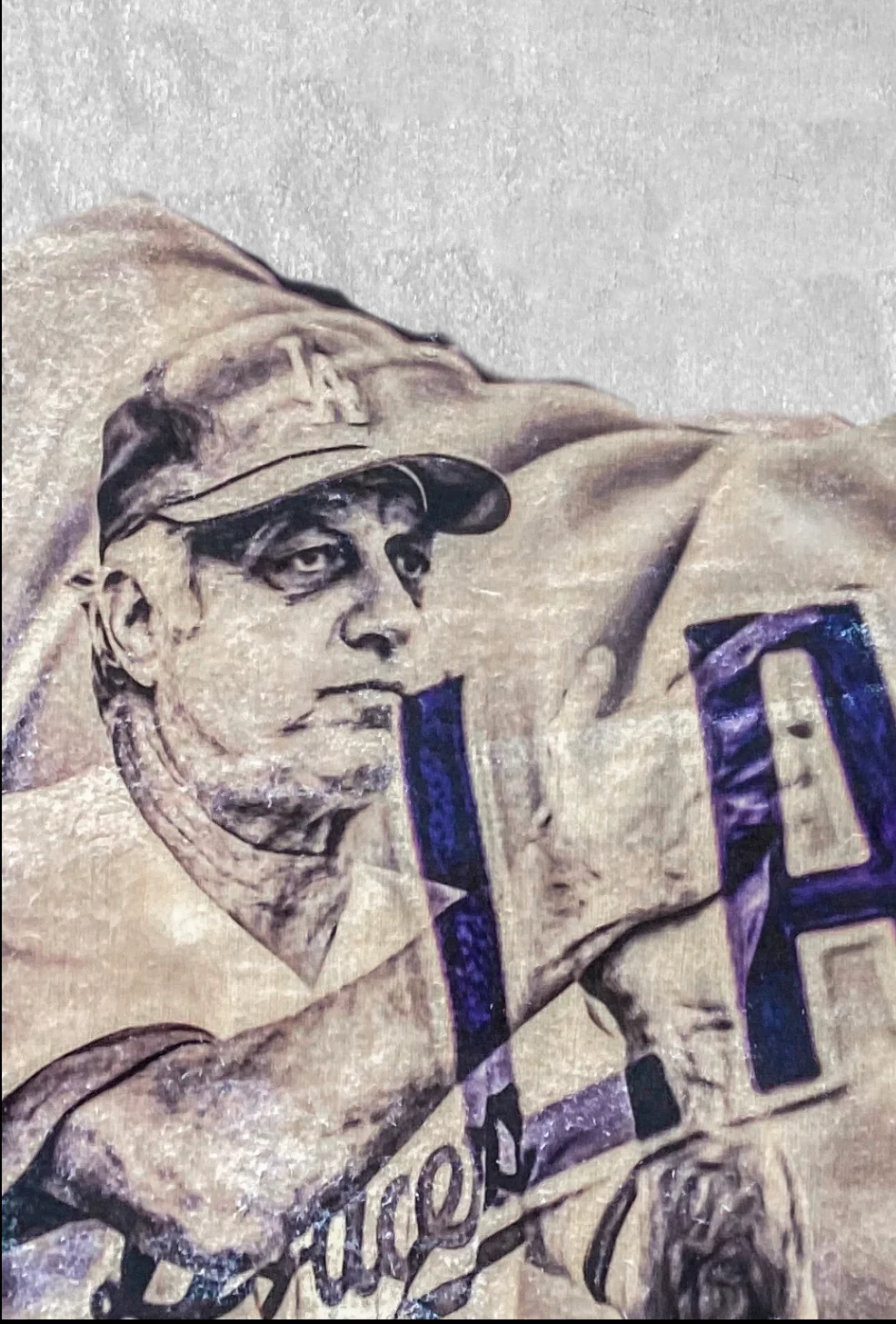 "Best Wishes” (Tommy Lasorda) Los Angeles Dodgers - 1/1 Original on birchwood - Image 2