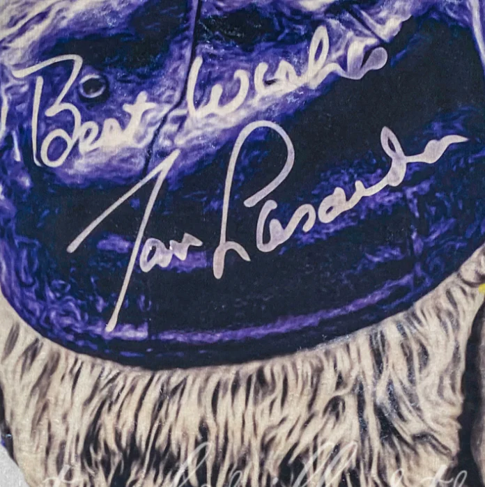 "Best Wishes” (Tommy Lasorda) Los Angeles Dodgers - 1/1 Original on birchwood - Image 4